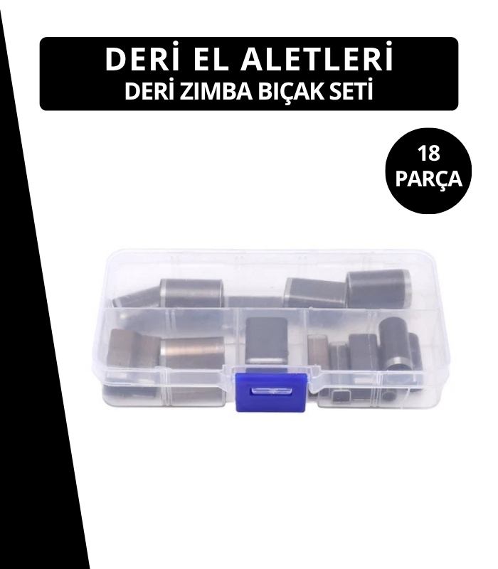 DEA107 deri el aletleri deri zımba bıçak seti