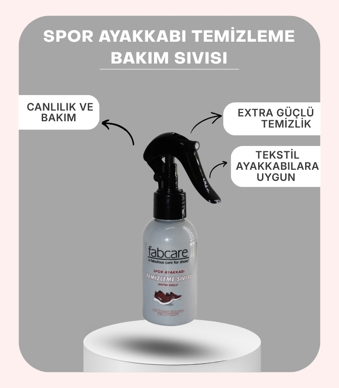 spor ayakkabı temizleme bakım sıvısı